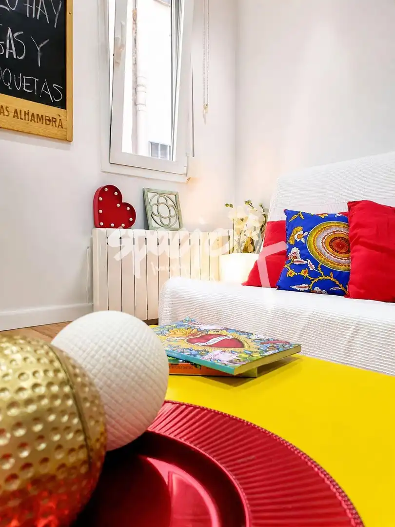 Sala de estar de Piso en venta en Madrid con Calefacción y Balcón