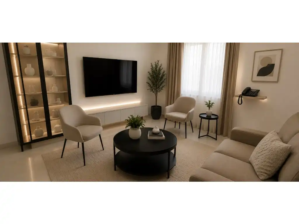 Sala de estar de Piso en venta en Málaga