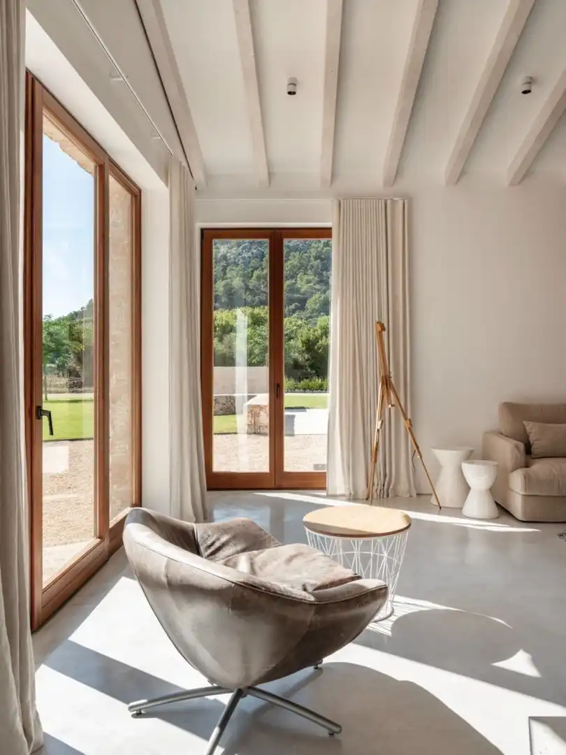 Sala d'estar de Casa o xalet en venda en Pollença amb Aire condicionat, Calefacció i Terrassa