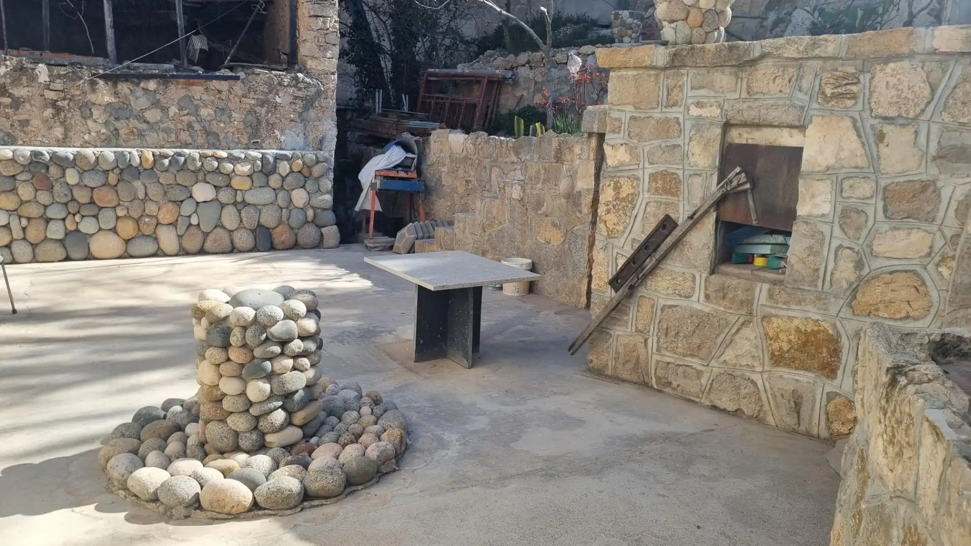 Terraza de Finca rústica en venta en Cebanico con Calefacción, Jardín privado y Terraza
