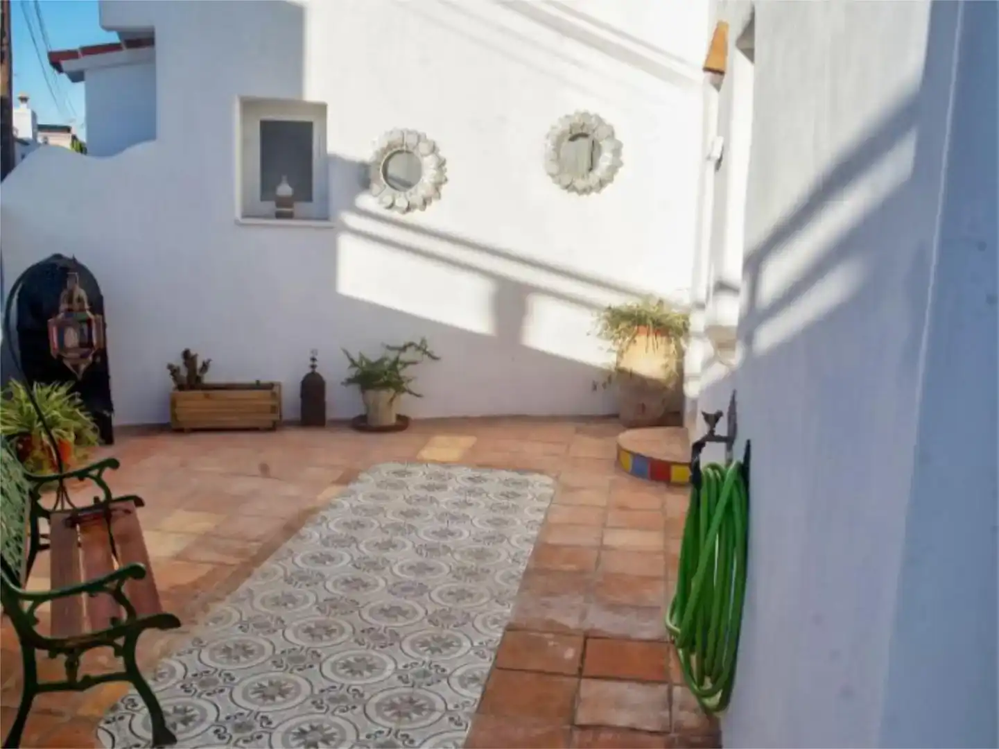 Terrace of Flat for sale in Oliva  with Air Conditioner, Private garden and Storage room