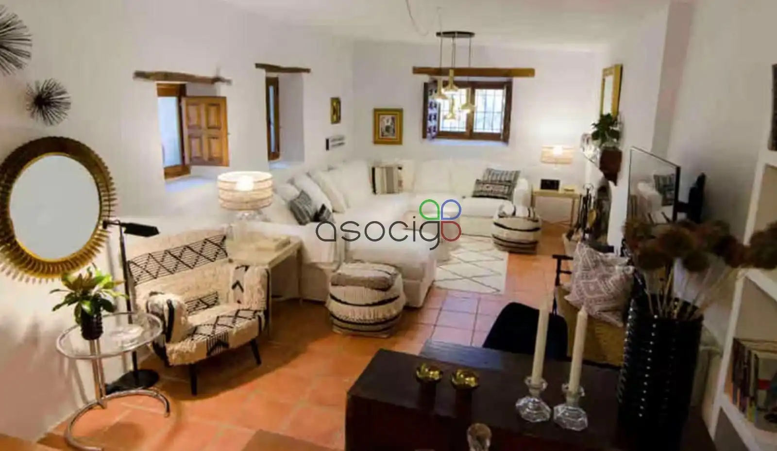Sala de estar de Casa o chalet en venta en Heras de Ayuso con Terraza y Piscina