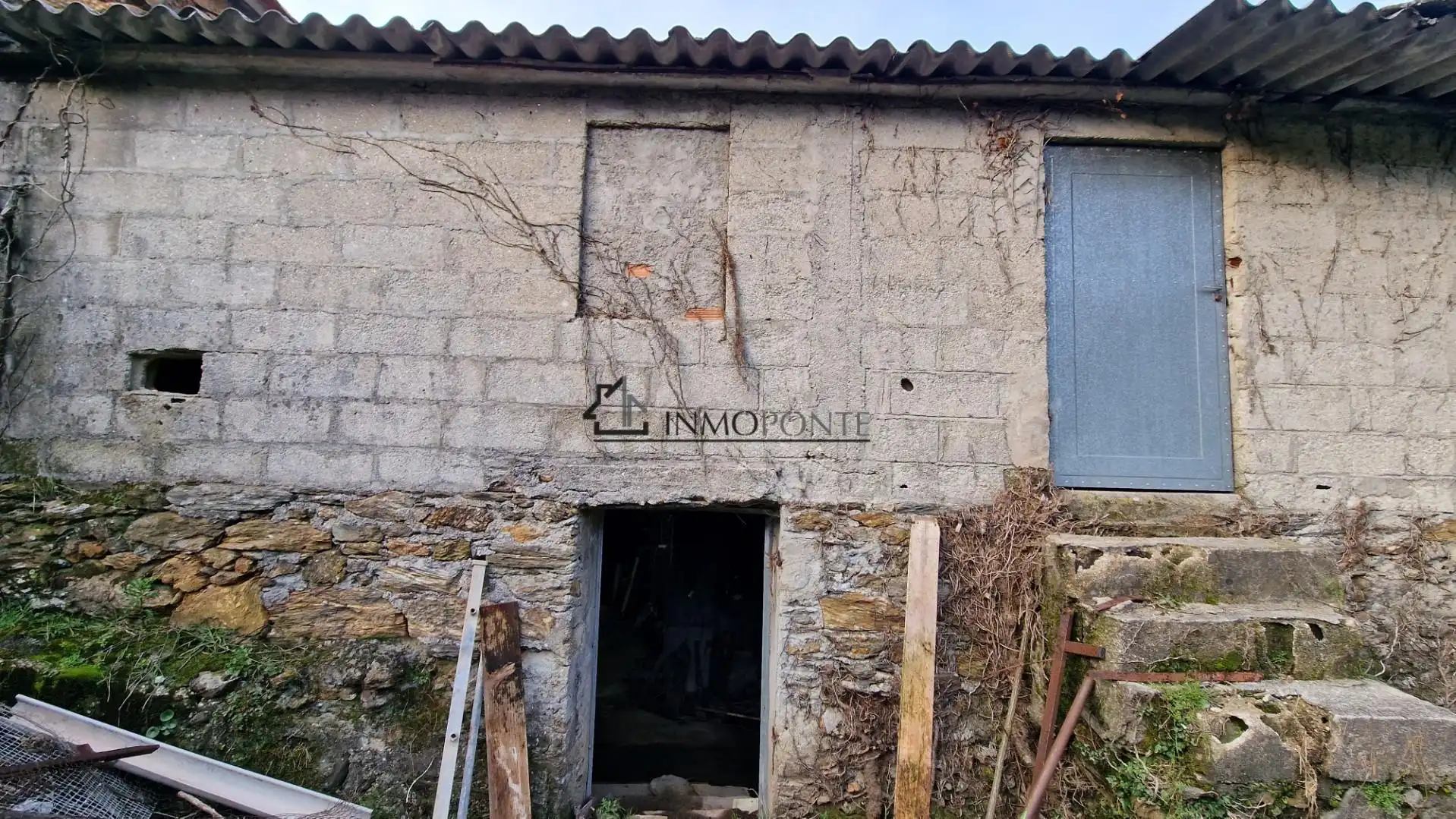 Vista exterior de Casa adosada en venta en Forcarei con Jardín privado