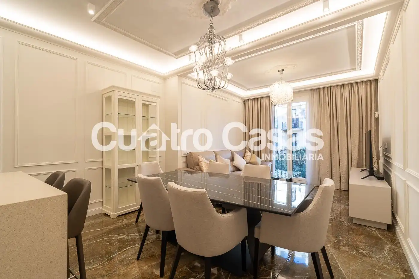 Comedor de Piso en venta en Barcelona con Aire acondicionado, Amueblado y Balcón