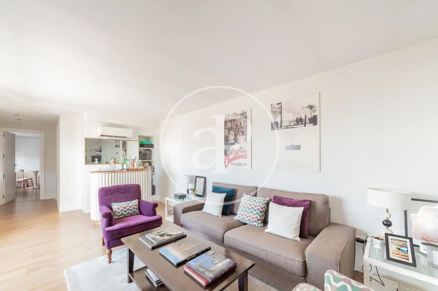 Sala de estar de Ático en venta en Madrid con Aire acondicionado, Calefacción y Jardín privado