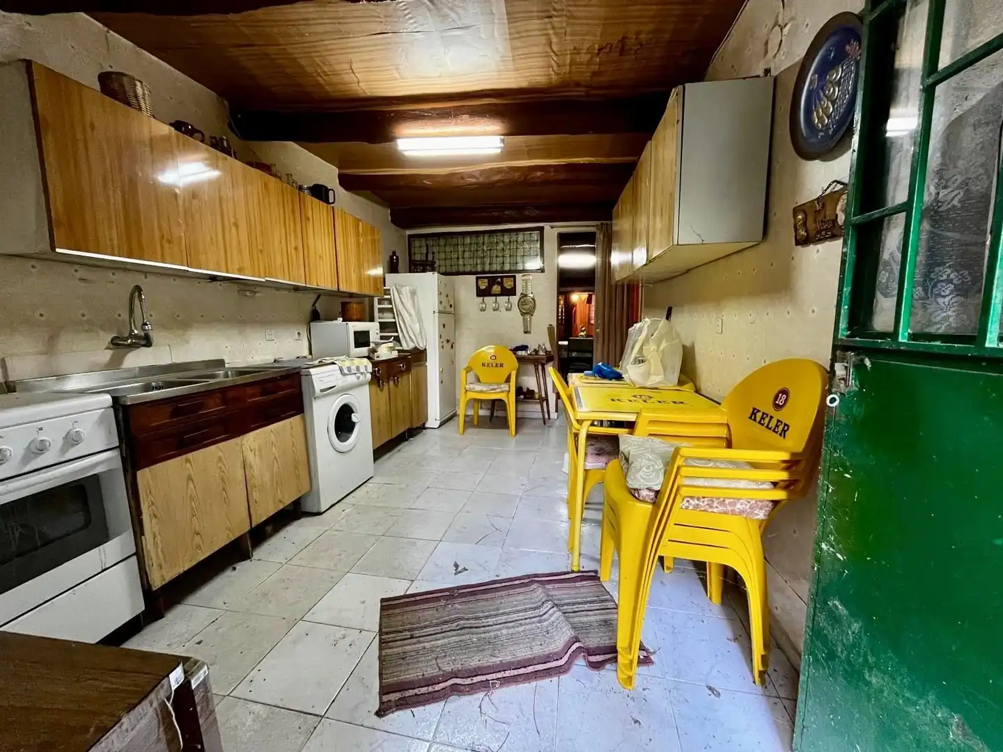 Cocina de Casa adosada en venta en Pinilla del Valle con Calefacción, Jardín privado y Trastero