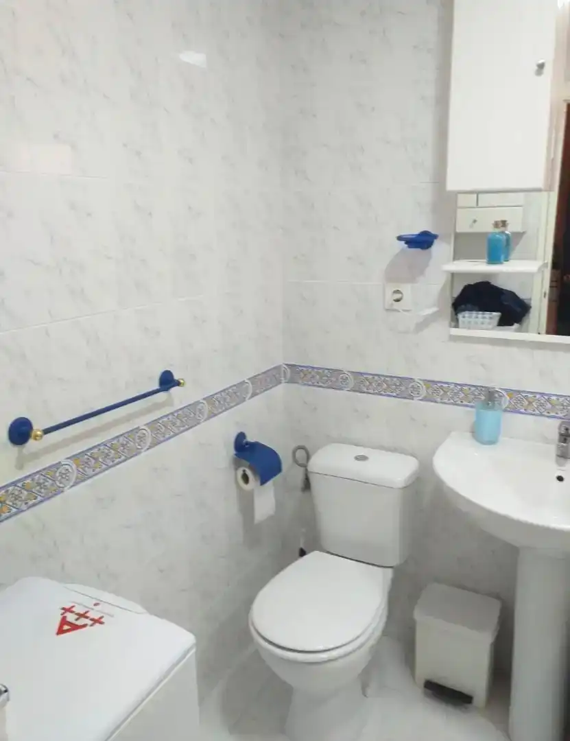 Bany de Apartament de lloguer en Algeciras amb Moblat, Forn i Rentadora