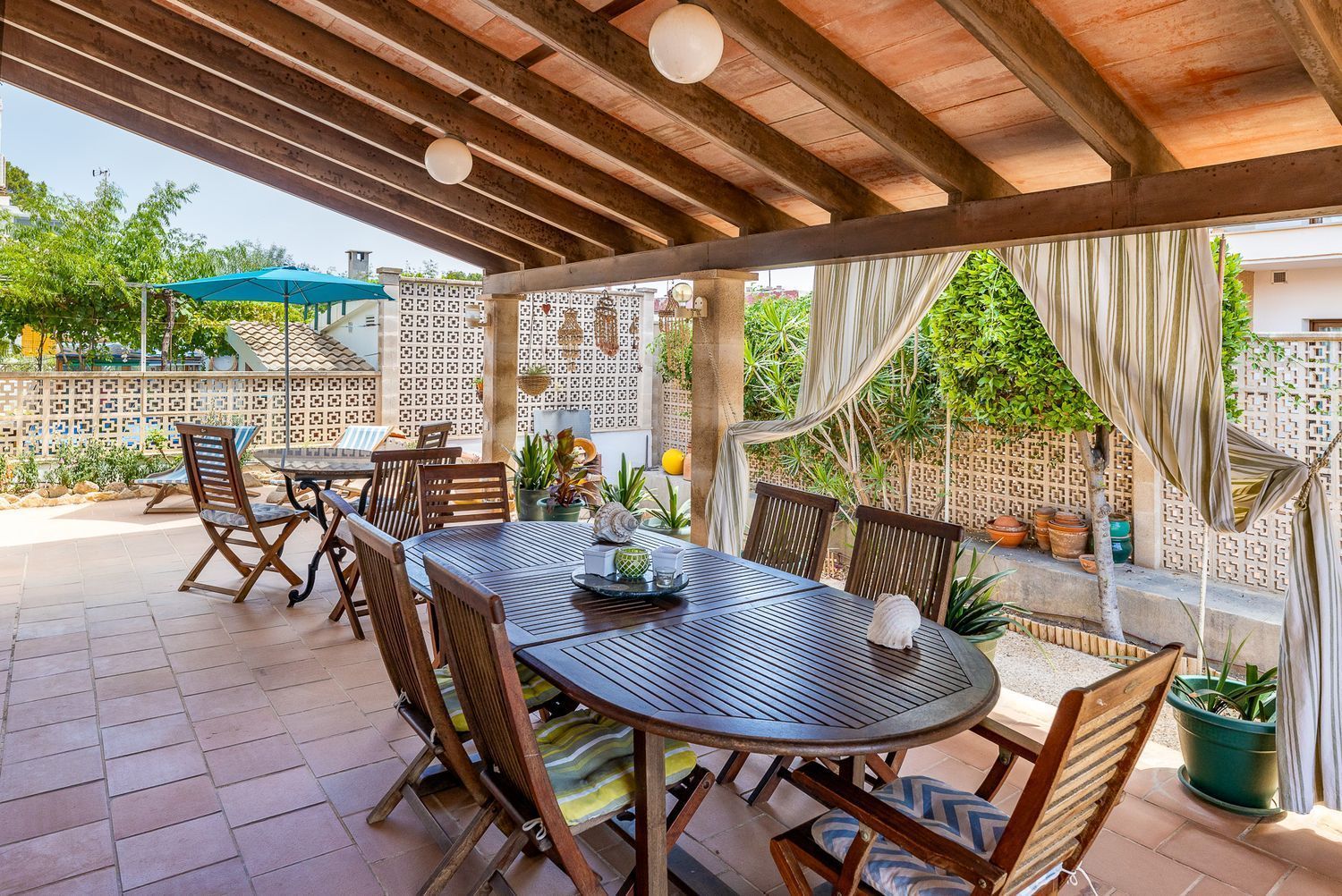 Terrace of House or chalet for sale in  Palma de Mallorca  with Air Conditioner, Private garden and Terrace