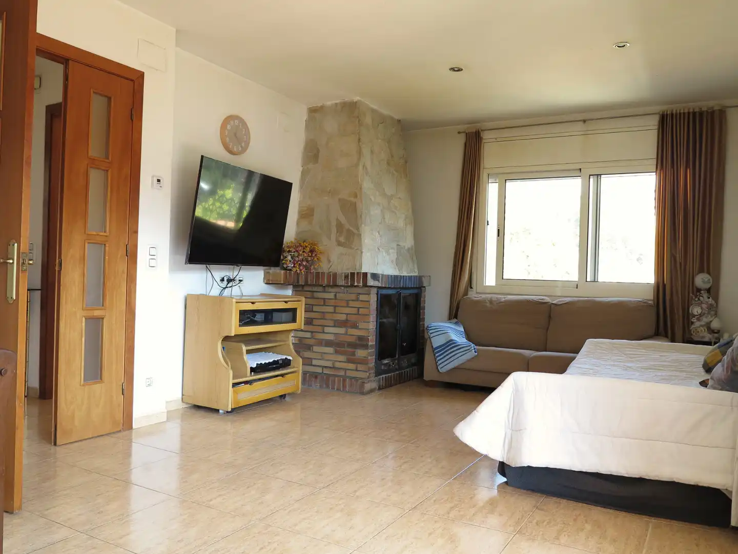 Sala de estar de Casa o chalet en venta en Blanes con Aire acondicionado, Jardín privado y Terraza