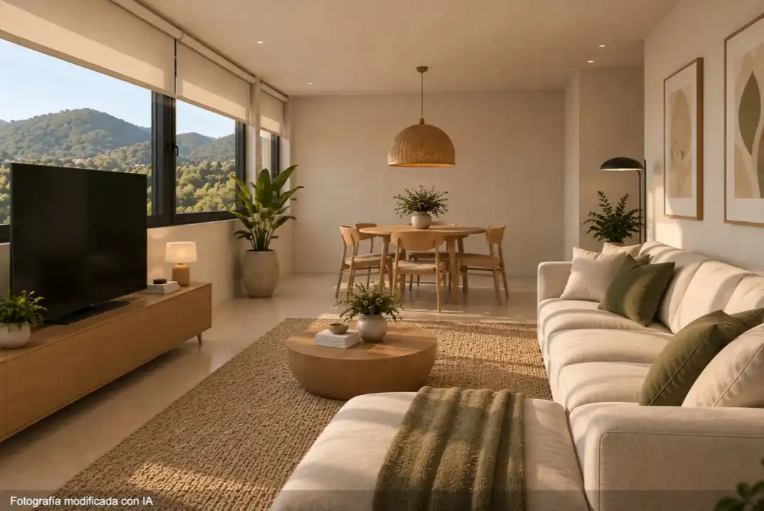 Appartamento di nuova costruzione con terrazza in vendita a Plaça de la Germandat 1, imagen 2
