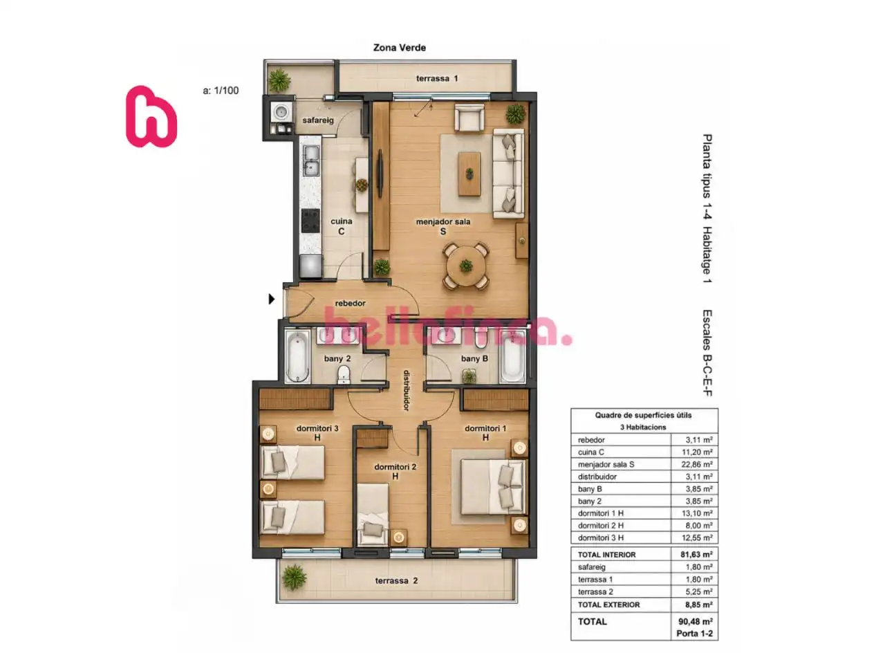 Appartamento con terrazza in vendita a Valldaura - Carretera de Cardona, imagen 34
