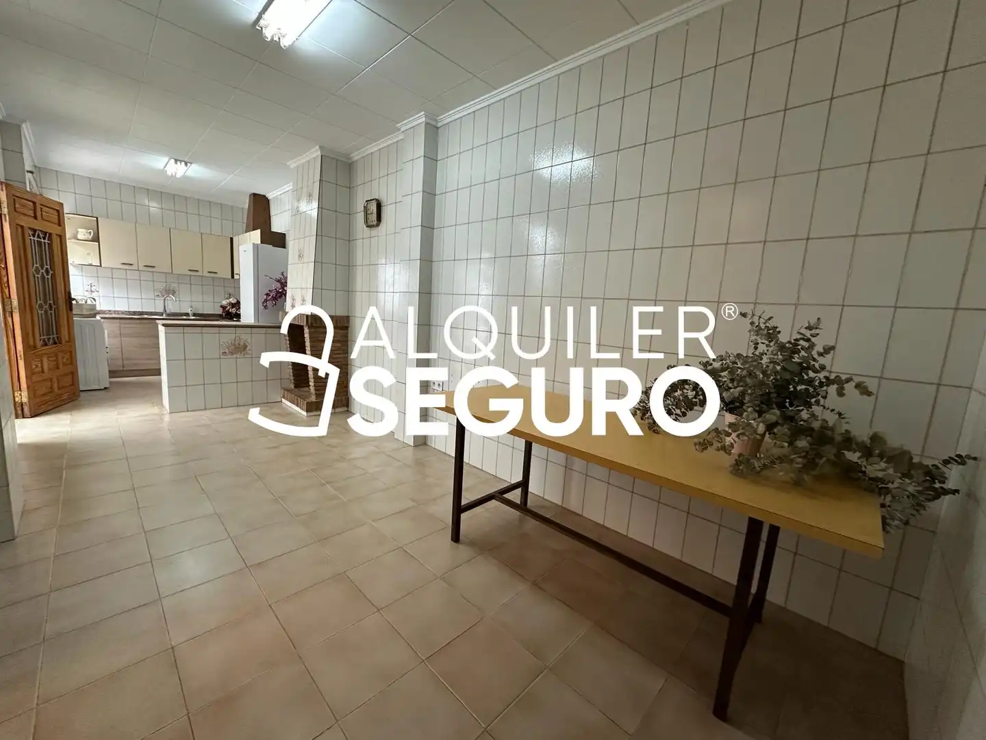 Cocina de Piso de alquiler en Valencia con Aire acondicionado, Terraza y Amueblado