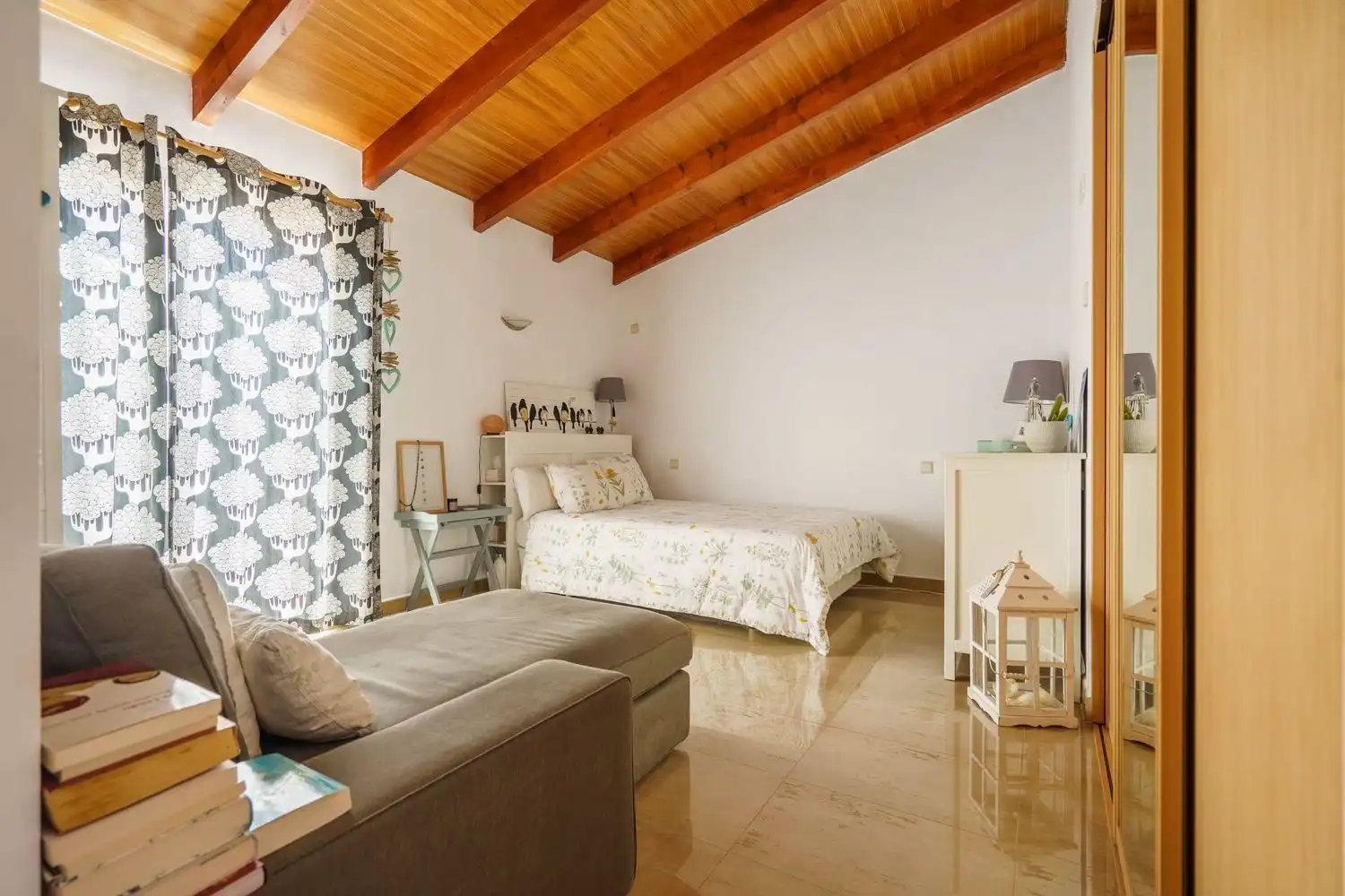 Schlafzimmer von Haus oder Chalet zum Verkauf in Llucmajor mit Klimaanlage, Privatgarten und Terrasse