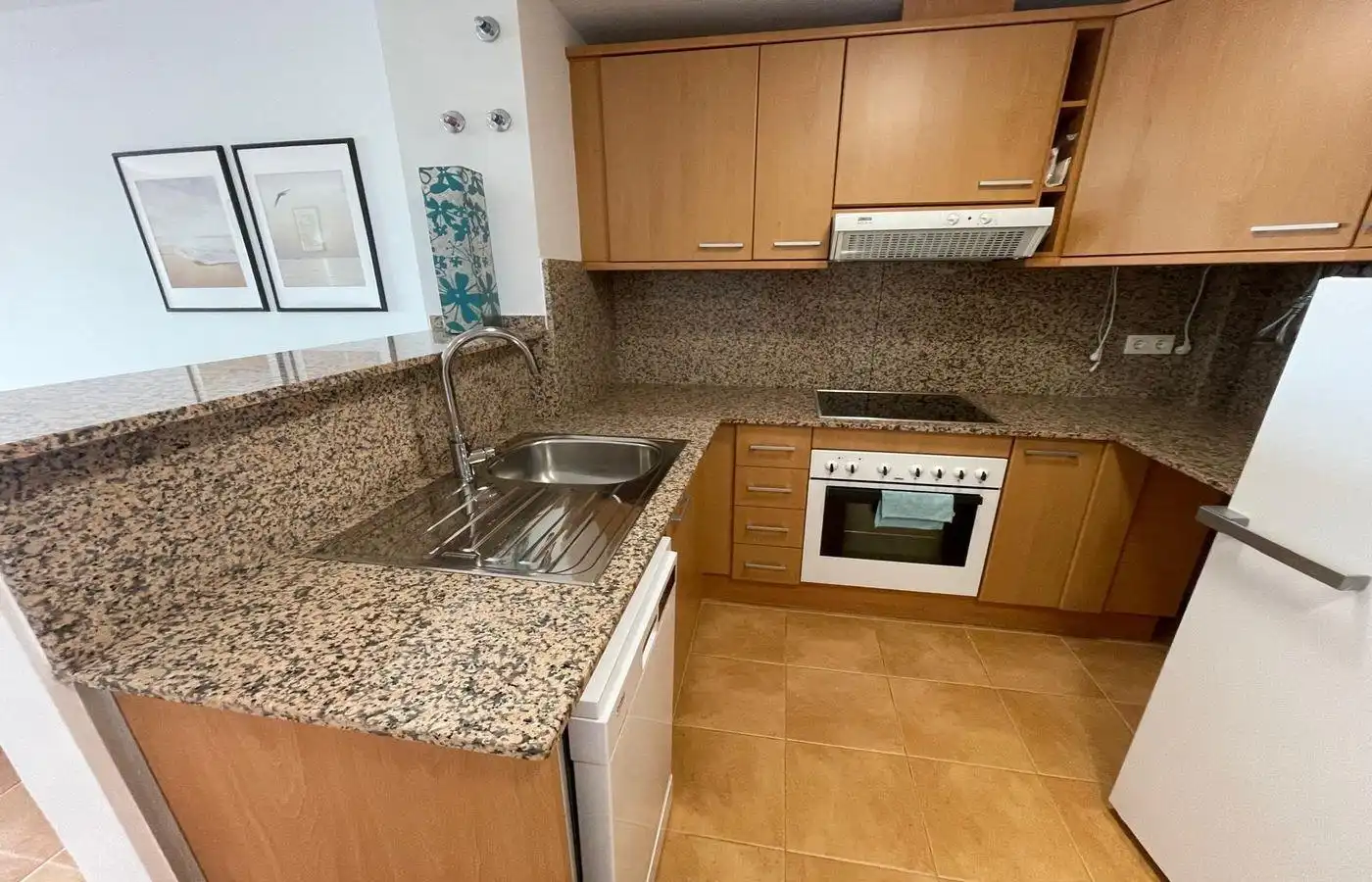 Cocina de Apartamento en venta en Alcanar con Calefacción, Jardín privado y Terraza
