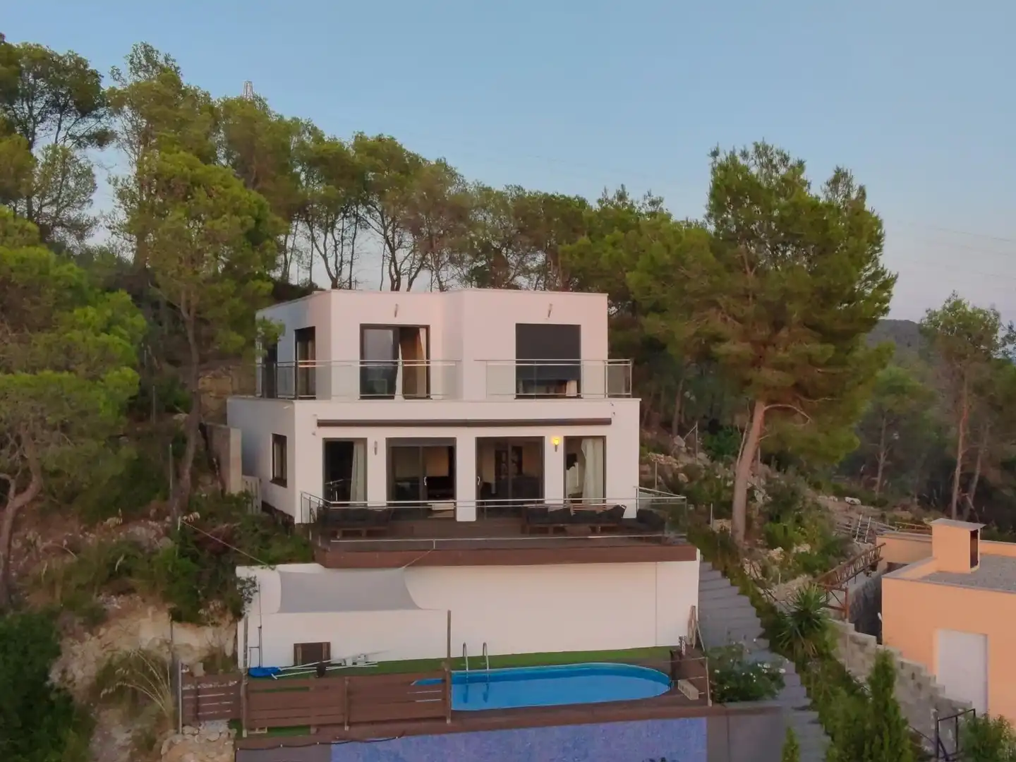 Vista exterior de Casa o chalet en venta en Olivella con Aire acondicionado, Calefacción y Jardín privado