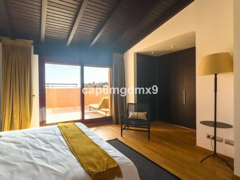 Bedroom of Attic for rent in Marbella  with Air Conditioner, Terrace and Storage room