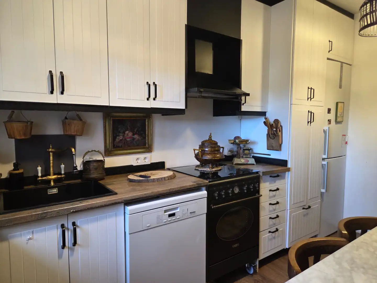 Cocina de Casa o chalet en venta en Santa María de la Alameda con Calefacción, Jardín privado y Amueblado