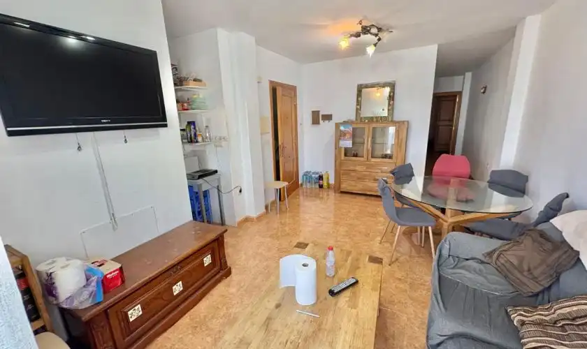 Sala de estar de Piso en venta en Carboneras con Aire acondicionado, Calefacción y Amueblado