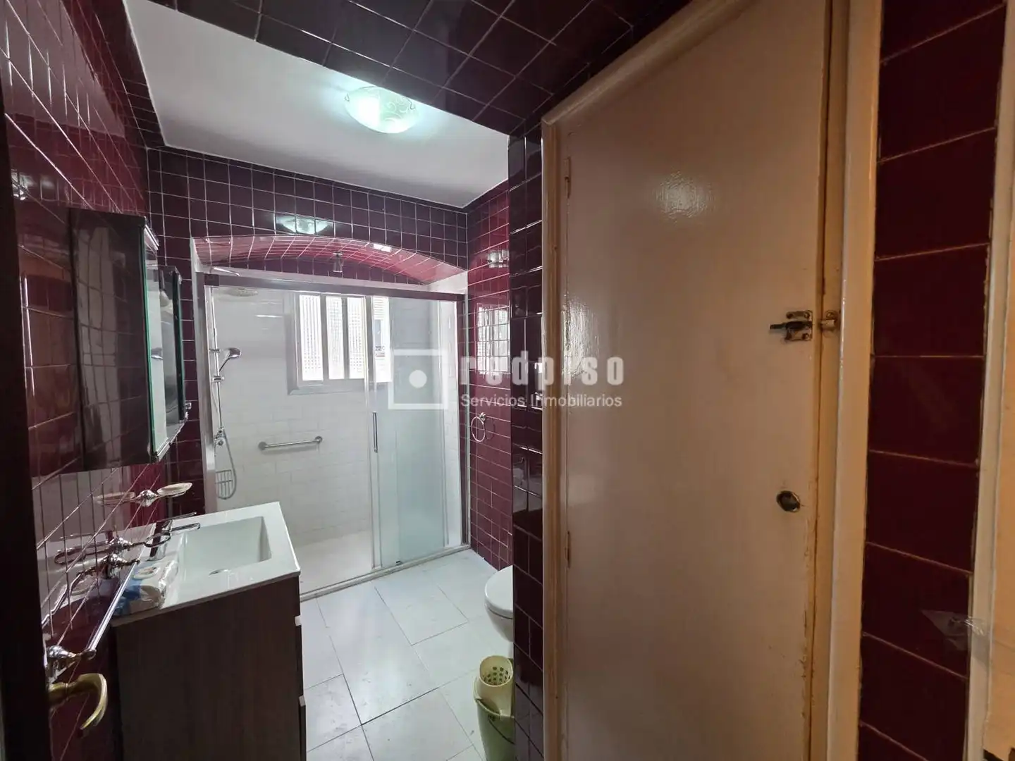 Badezimmer von Wohnung zum Verkauf in Madrid mit Heizung, Parkett und Terrasse