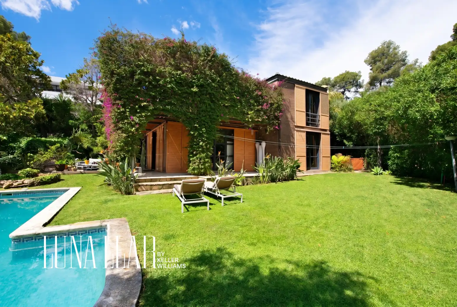 Garten von Haus oder Chalet zum Verkauf in Castelldefels mit Terrasse und Schwimmbad