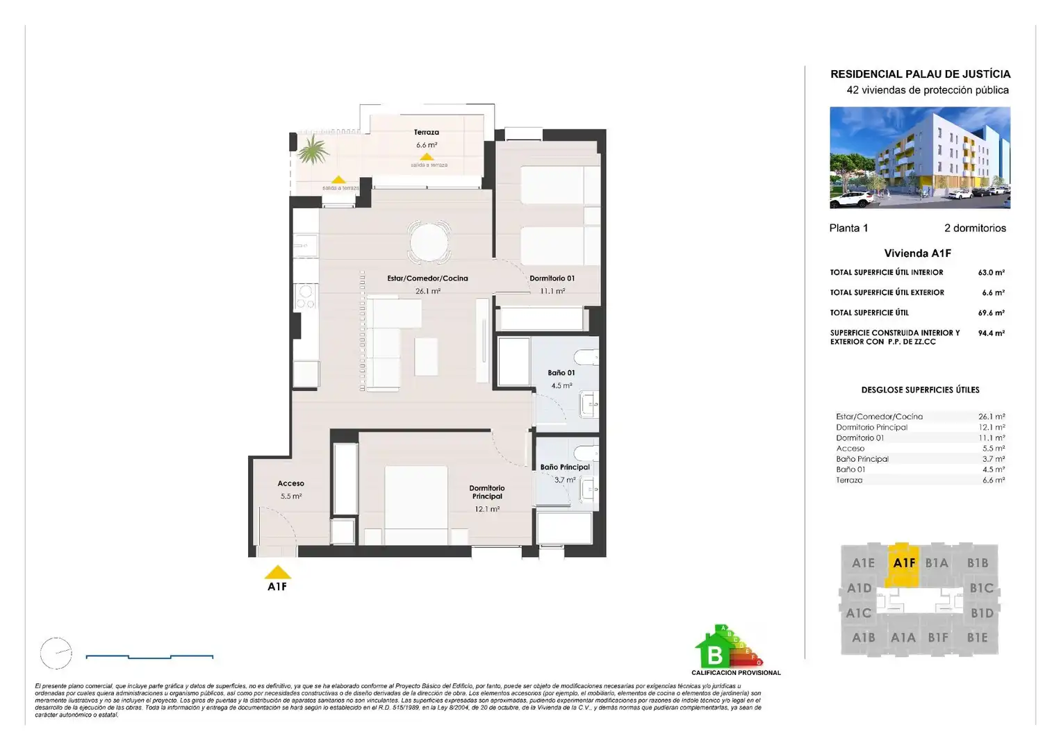 Piso en venta en Gandia con Terraza