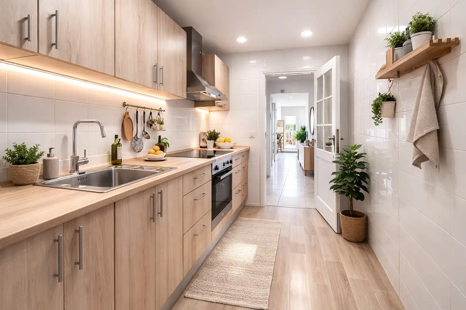 Cocina de Casa adosada en venta en Almería con Terraza