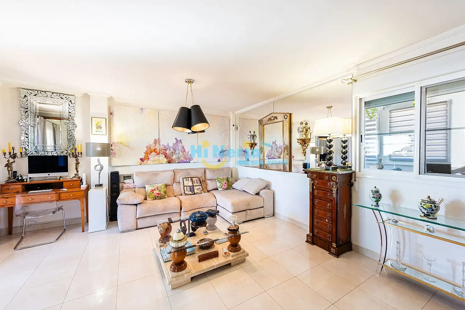 Sala d'estar de Àtic en venda en Vélez-Málaga amb Aire condicionat, Calefacció i Jardí privat