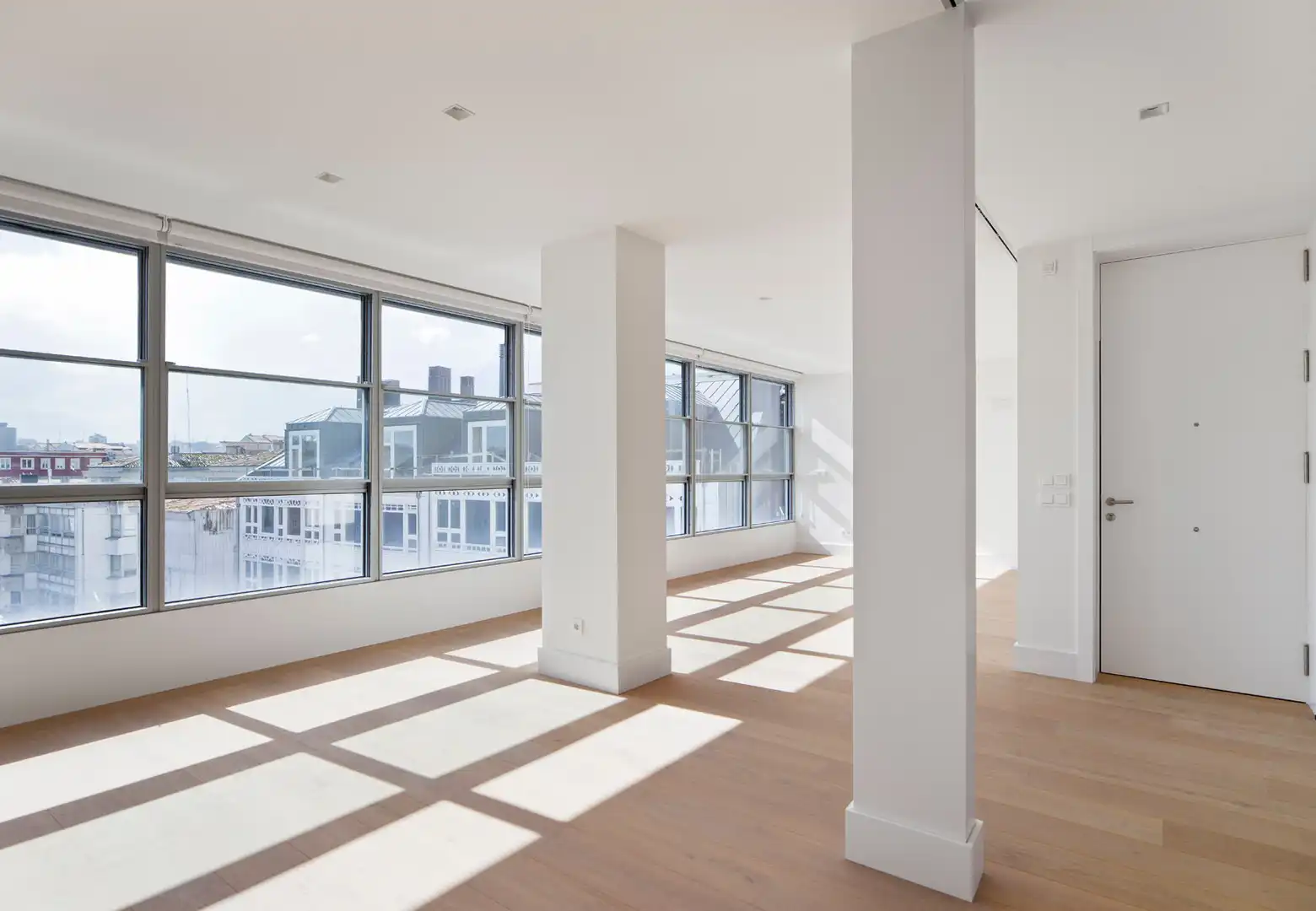 Sala d'estar de Pis de lloguer en A Coruña Capital  amb Calefacció, Forn i Microones