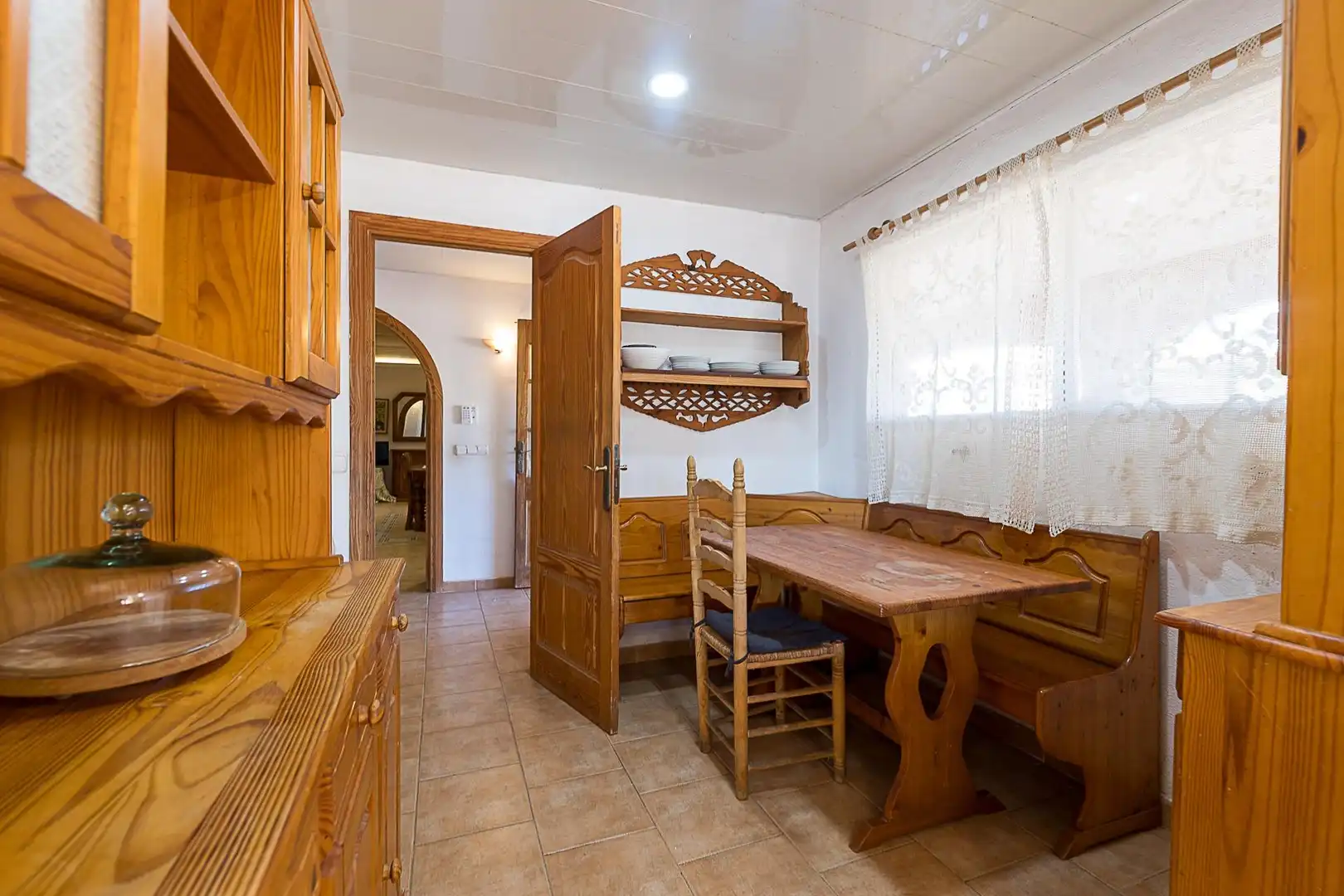 Esszimmer von Country house zum Verkauf in  Palma de Mallorca mit Klimaanlage, Heizung und Privatgarten