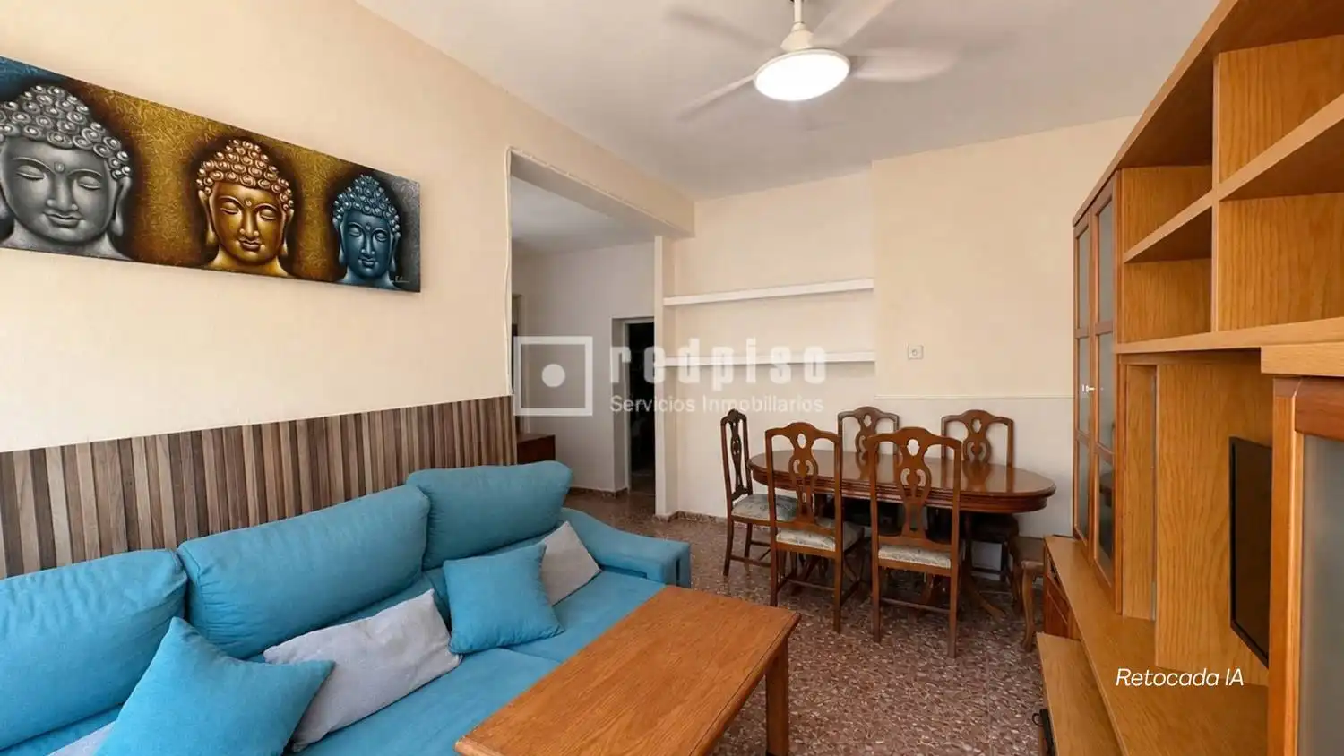 Wohnzimmer von Wohnung zum Verkauf in Málaga mit Klimaanlage, Heizung und Terrasse