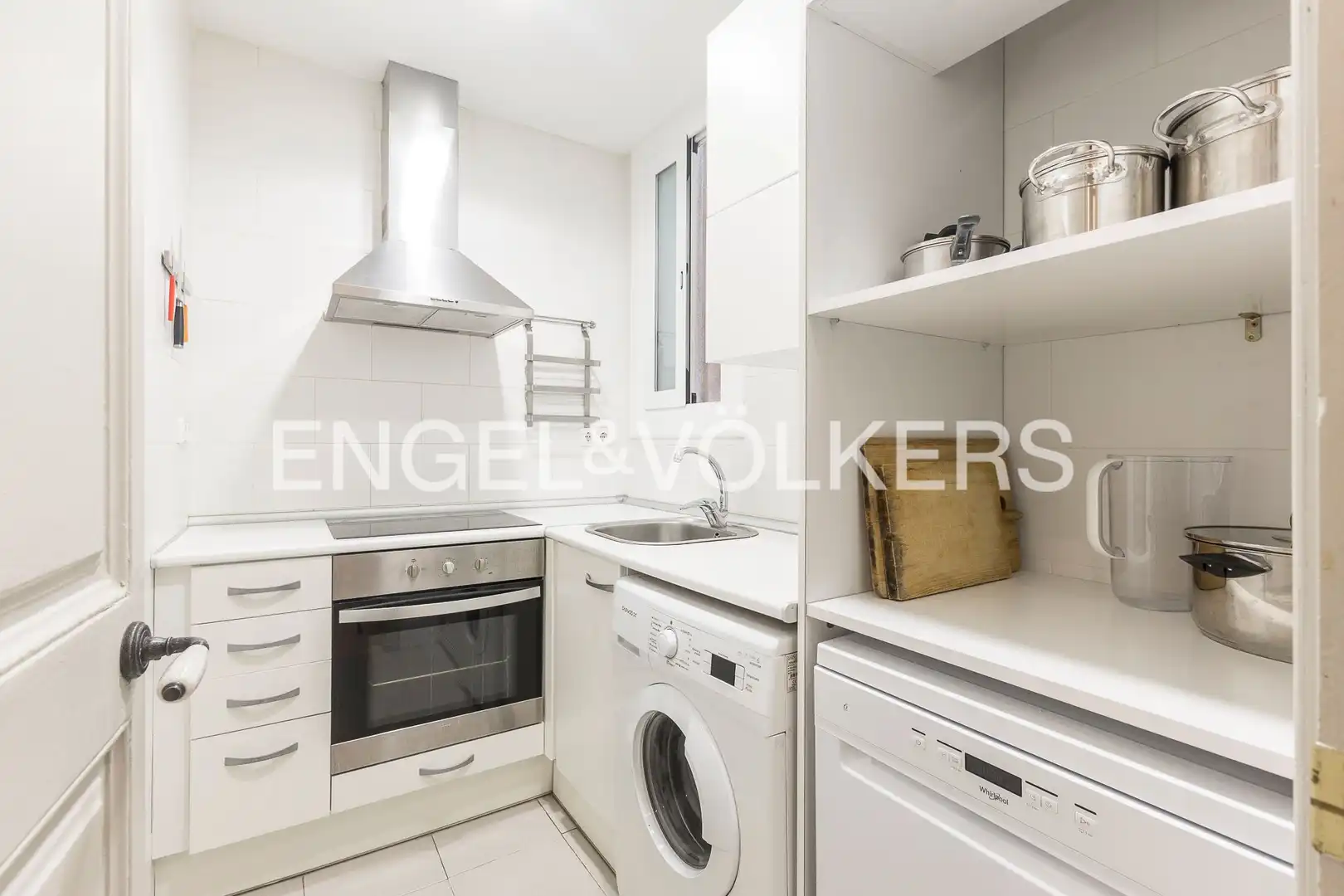Kitchen of Flat for rent in Barcelona  with Air Conditioner, Heating and Parquet flooring