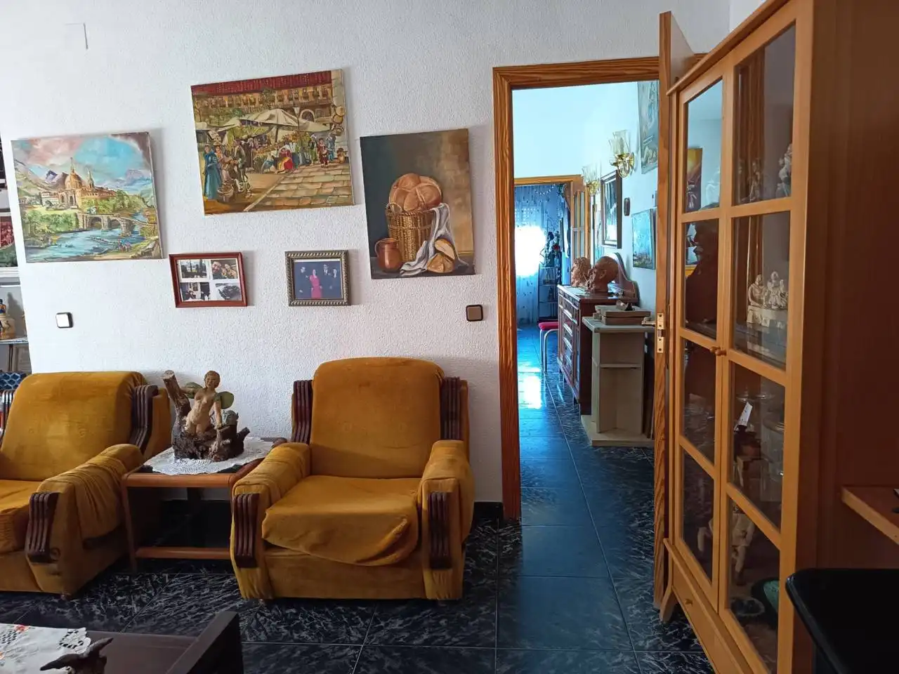 Sala de estar de Piso en venta en Casarrubios del Monte pueblo
