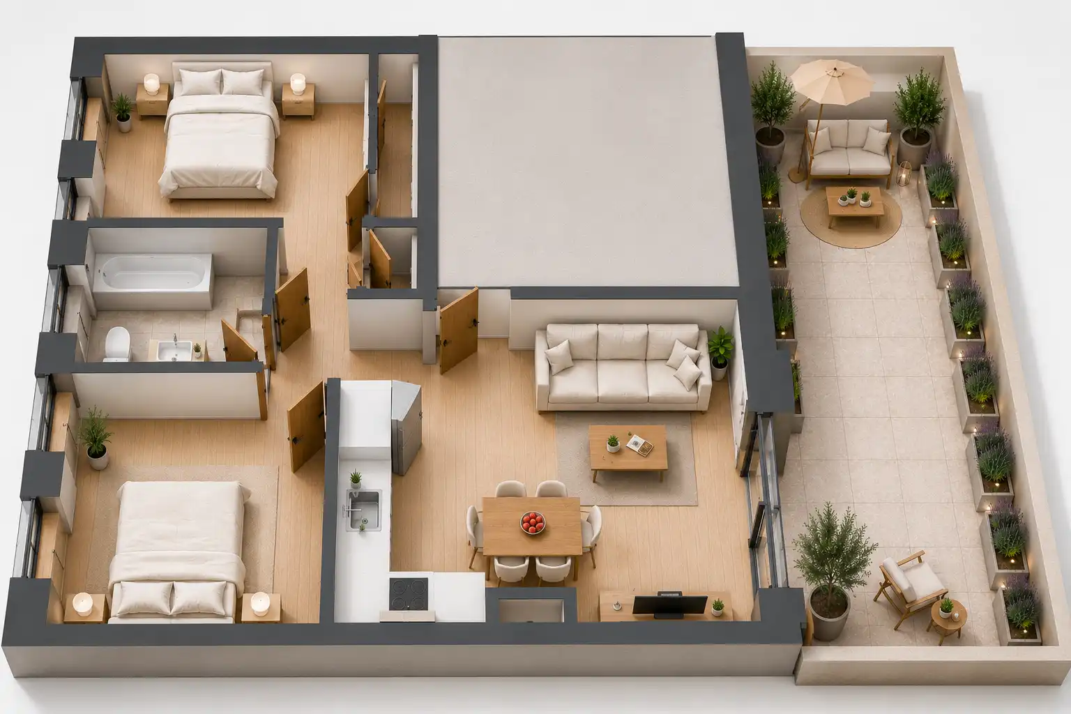 Appartement avec terrasse à vendre à Calle de Uceda 54