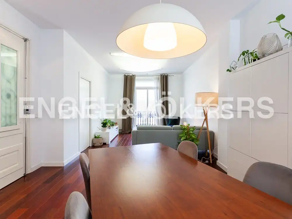 Living room of Flat for rent in Valencia  with Air Conditioner, Heating and Parquet flooring
