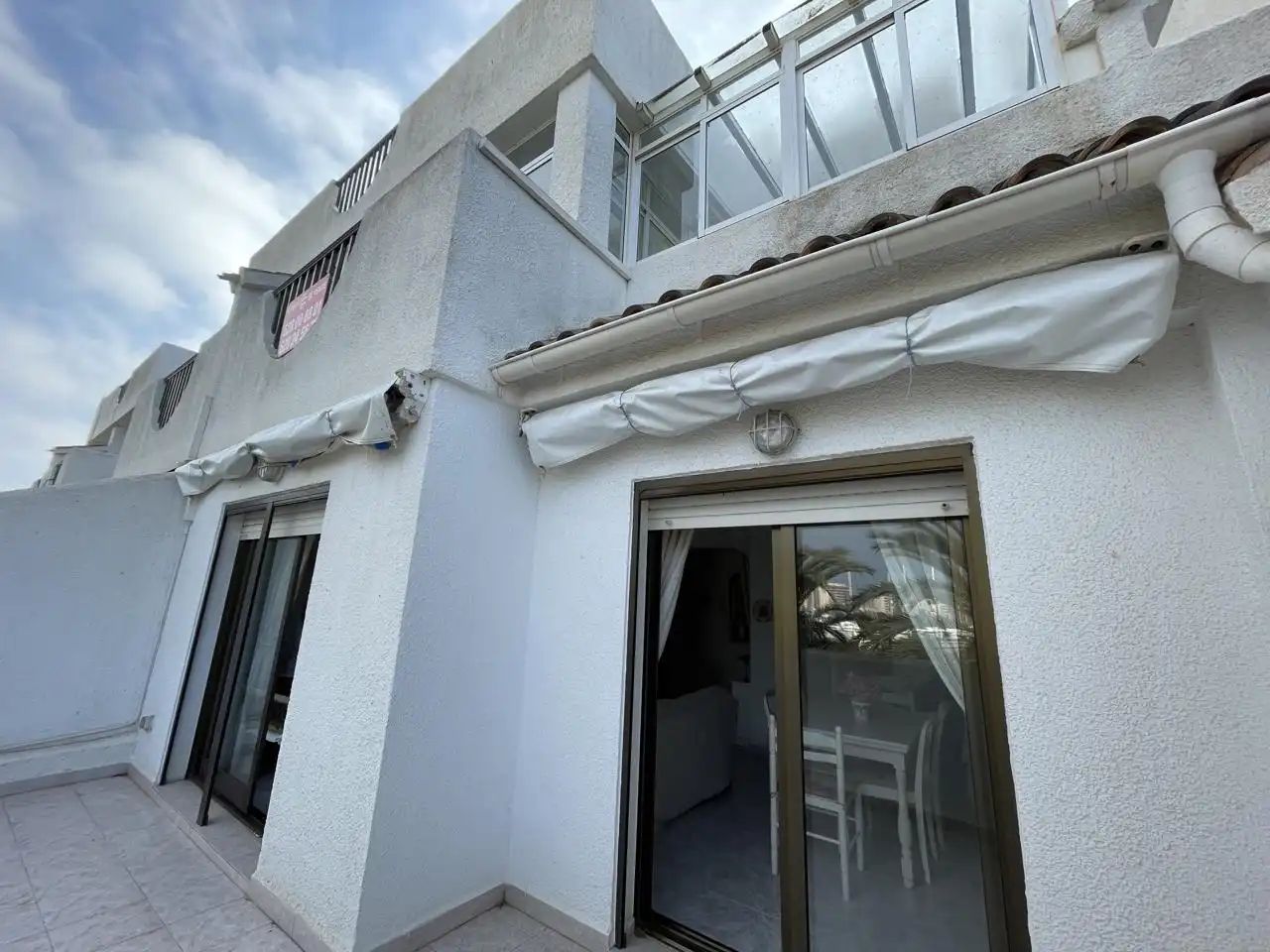 Balcony of Duplexes for sale in La Manga del Mar Menor  with Air Conditioner, Terrace and Swimming Pool
