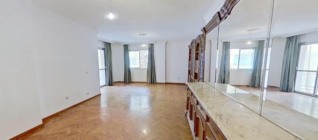 Living room of Flat for sale in Málaga Capital  with Parquet flooring and Terrace