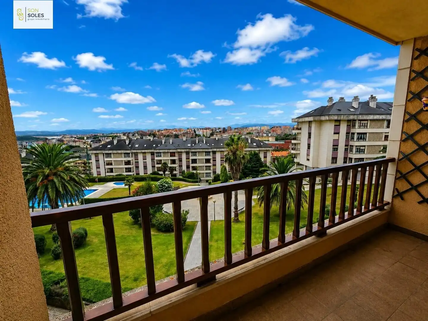 Terraza de Piso en venta en Santander con Calefacción, Jardín privado y Terraza