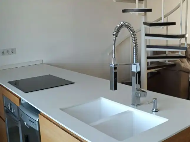 Cuina de Dúplex en venda en Montornès del Vallès amb Aire condicionat i Terrassa