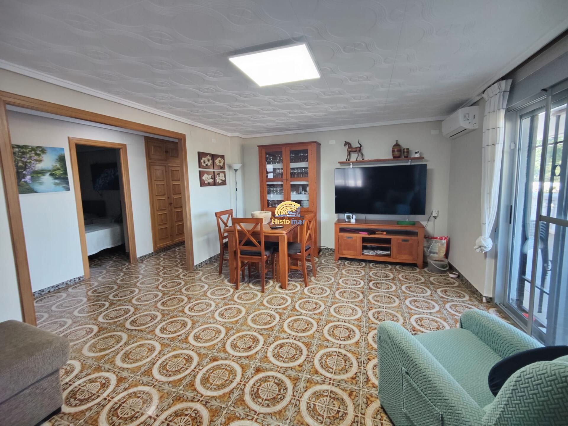 Sala d'estar de Casa o xalet en venda en Albalat dels Tarongers amb Aire condicionat, Jardí privat i Terrassa