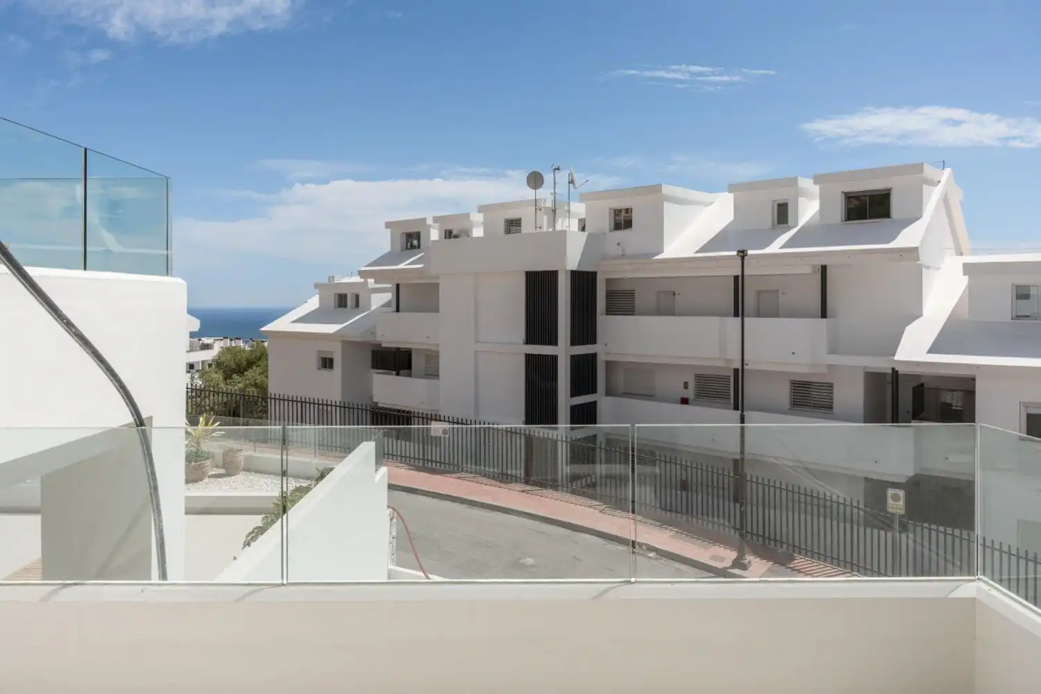 Vista exterior de Casa adosada en venda en Benalmádena