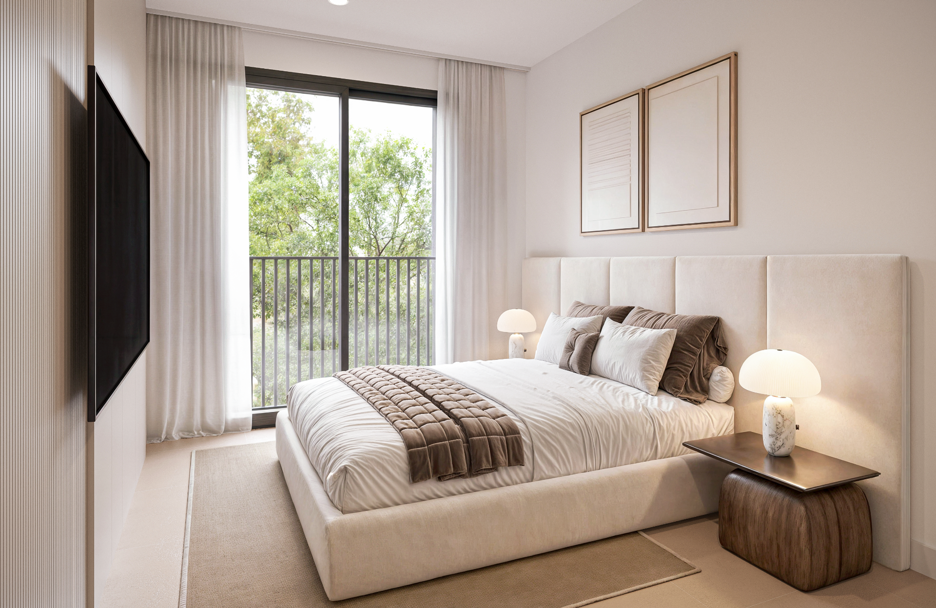 Dormitori de Pis en venda en  Barcelona Capital amb Aire condicionat, Calefacció i Jardí privat