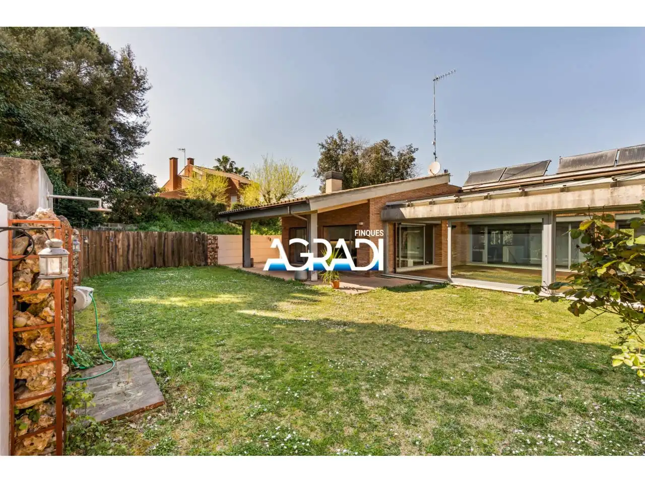 Garden of Houses for sale in Les Franqueses del Vallès  with Air Conditioner, Heating and Private garden