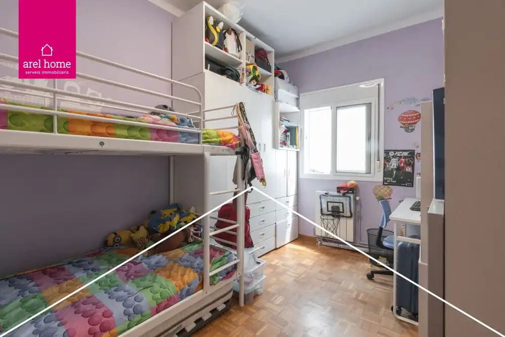 Bedroom of Flat for sale in Esplugues de Llobregat  with Air Conditioner and Parquet flooring