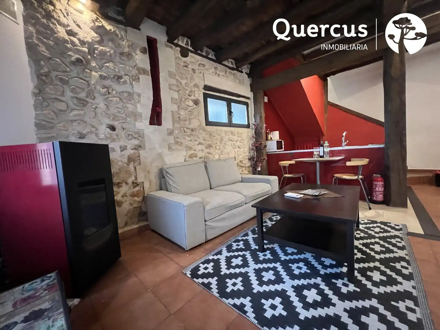 Living room of Houses for sale in Cabañas de Polendos  with Air Conditioner, Heating and Furnished