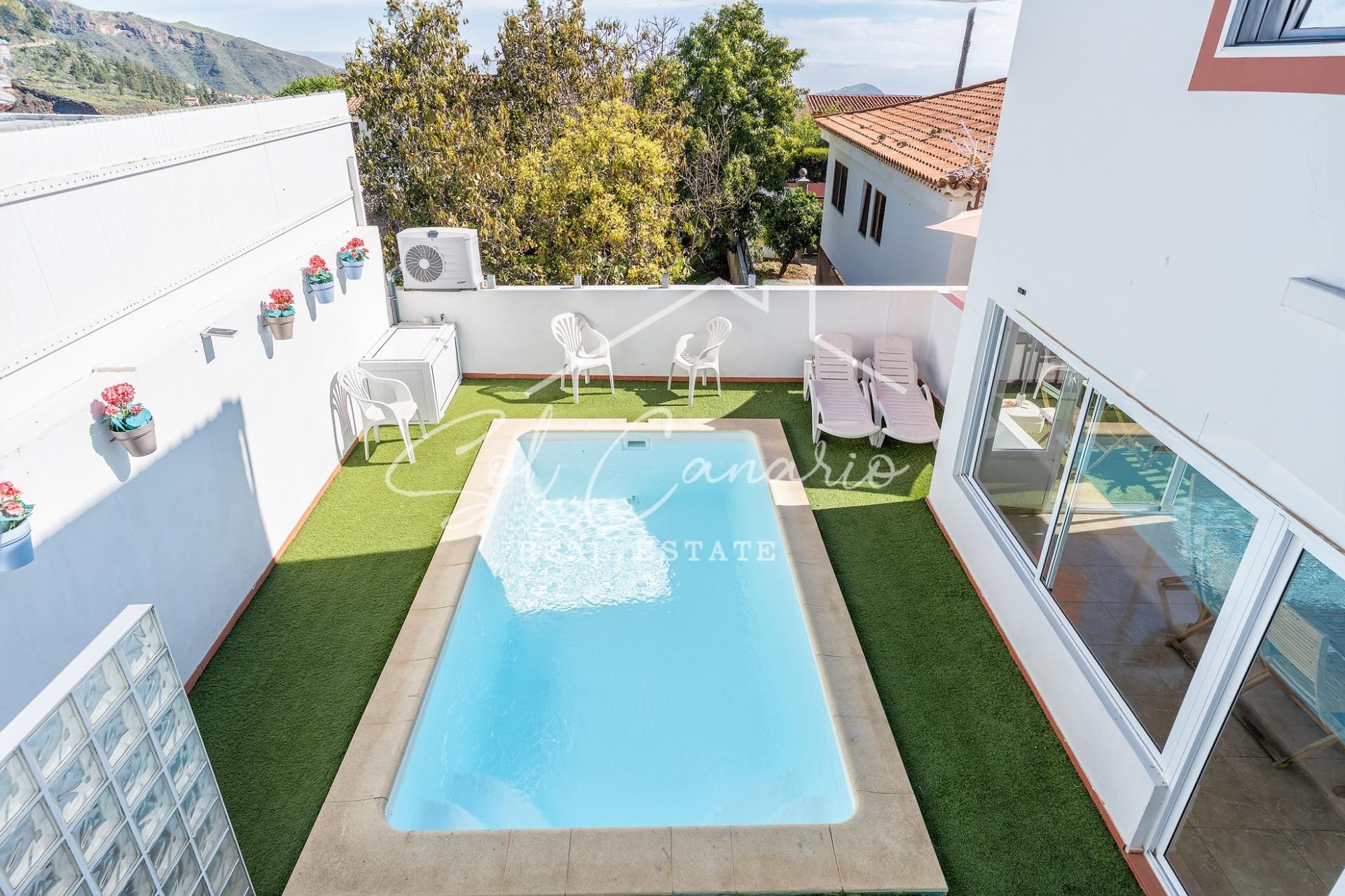 Piscina de Casa o xalet en venda en Valsequillo de Gran Canaria amb Aire condicionat, Calefacció i Jardí privat