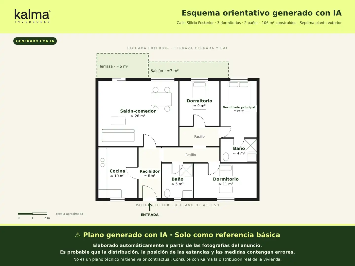 Flat with terrace for sale in Calle del Silicio, imagen 25