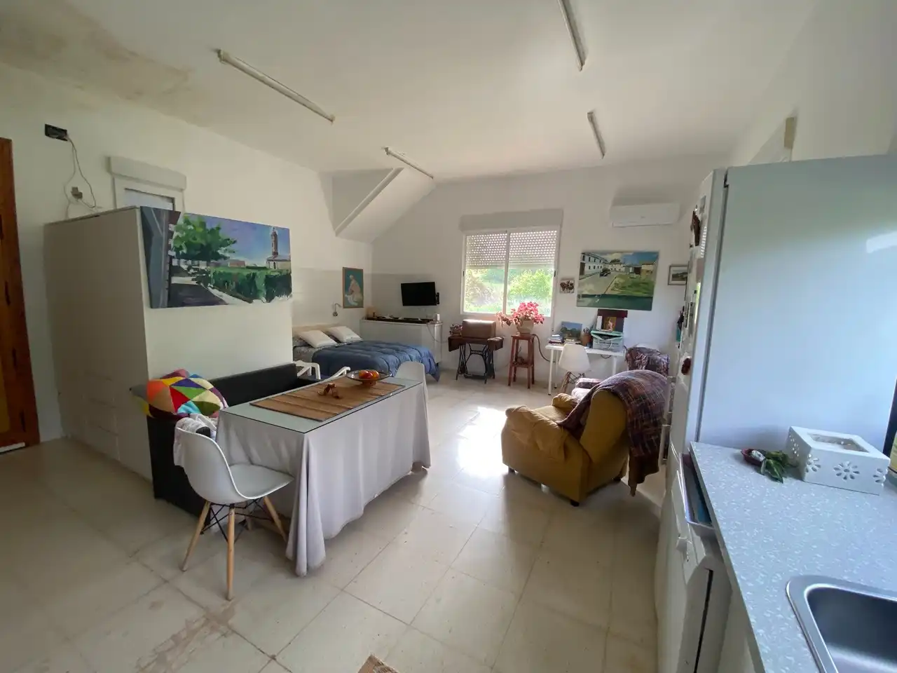 Sala de estar de Casa o chalet en venta en Corral de Calatrava con Aire acondicionado, Calefacción y Jardín privado