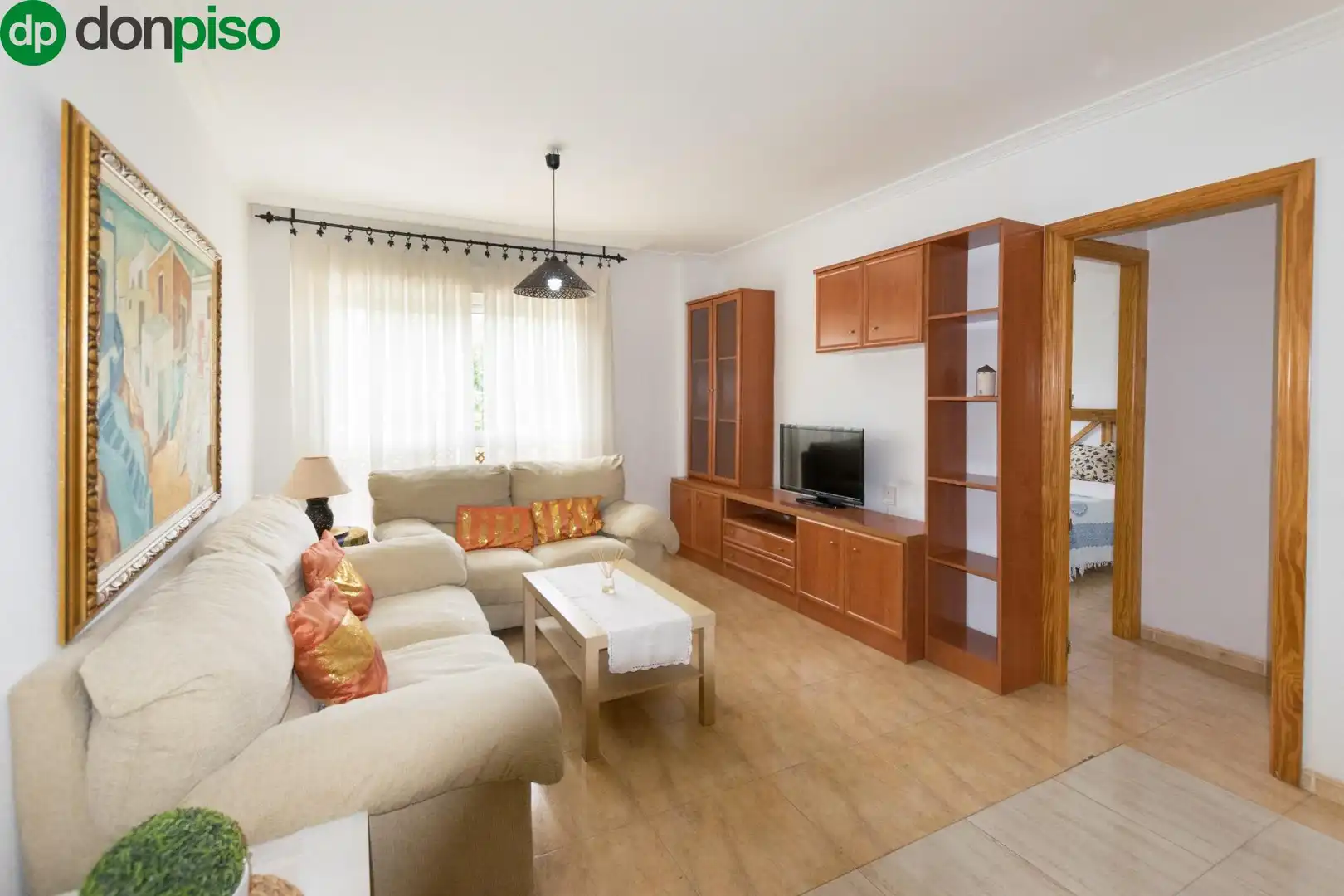 Living room of Flat for sale in Roquetas de Mar