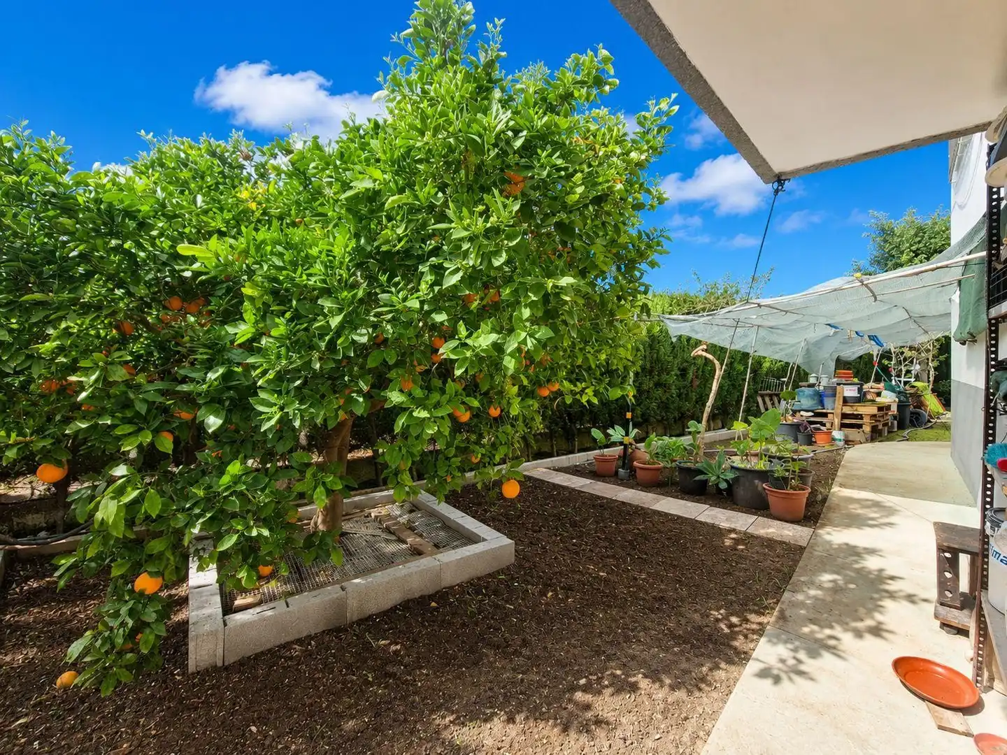 Garden of Houses for sale in Beniel  with Air Conditioner, Heating and Private garden