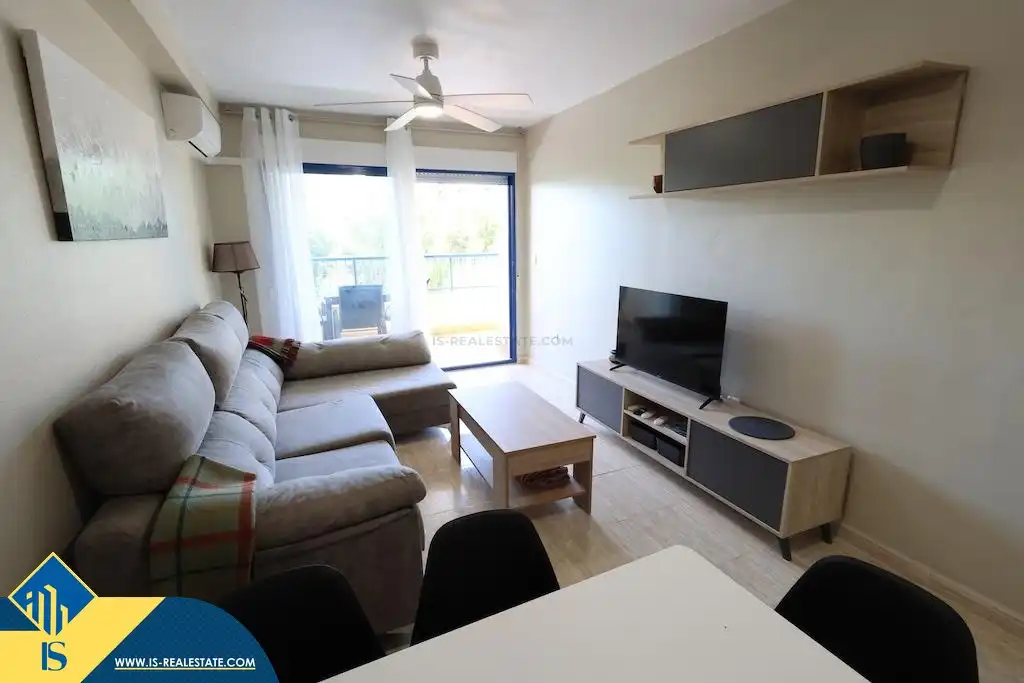 Living room of Flat for rent in Orihuela  with Air Conditioner, Terrace and Furnished